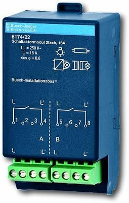 Busch-Jaeger 6174/22 Schakelactuatormodule, 16 A