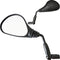 Busch&muller E-bike Left Rearview Gespiegeld Zwart