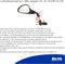 Busch&muller E-bike Left Rearview Gespiegeld Zwart