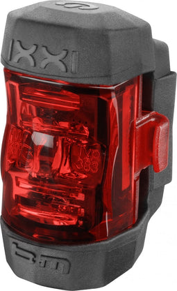 Busch & Müller - IXXI - Fietsachterlicht - Accu/Batterij - LED - USB Lader - Zwart