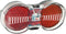 Busch & Müller - Toplight Flat S senso - Fietsachterlicht - LED - Transparant/Wit