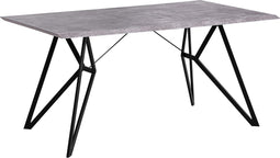 BUSCOT - Eettafel - Grijs - 90 x 160 cm - MDF
