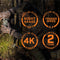 Bushnell - Wildcamera - 30MP Single Core 4K - Camouflage - No Glow - 119949M