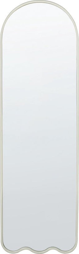 BUSSY - Wandspiegel - Wit - 45 x 145 cm - Metaal