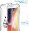 iMoshion Hoesje Geschikt voor iPhone SE (2022) / SE (2020) / 8 / 7 Hoesje Met Koord - iMoshion Design Hoesje met Koord - Zwart / Transparant / Live Laugh Love