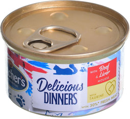BUTCHER'S Classic Delicious Dinners Rundvlees met lever - 24 x 100g