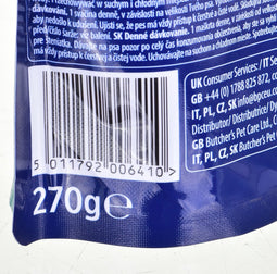 Butcher's Dental Care - dental snack voor grote rassen - 8 x - 270g