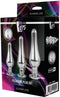 Buttplug Gleaming Love Pleasure Set - Zilver