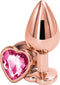 Buttplug met Roze Steen M - Rose*