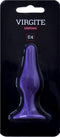 Buttplug met zuignap 11,5 cm - paars