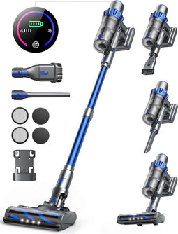Buture Pro Krachtige Draadloze Stofzuiger - 38KPA/450W met Touchscreen & Automatische Modus