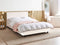 ALBI - Tweepersoonsbed - Off-white - 140 x 200 cm - Bouclé