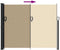vidaXL - Windscherm - uittrekbaar - 160x500 - cm - beige