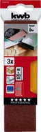 KWB 9107-10 - Schuurbanden - 40x305mm Korrel K100 - (3 stuks)