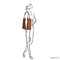 Hide & Stitches Golden Gate - Shopper - Runderleer met vakken - Bruin