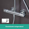 Hansgrohe Croma Select S - Showerpipe 280 1jet met thermostaat - Chroom