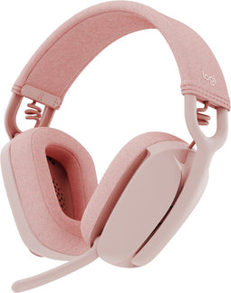 Logitech Zone Vibe 100 - Draadloze Headset - Ruisonderdrukking - Rose