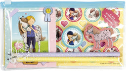 Stip de Pony etui met inhoud, stationary set - schrijfwaren school - Bambolino Toys