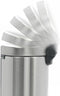 Brabantia NewIcon Prullenbak - 3 liter - Matt Steel