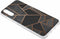 Design Backcover Huawei P20 hoesje - Grafisch Zwart / Koper