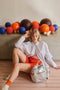 Tinne + Mia Backpack/Boekentas Nouk - Sports - Silver