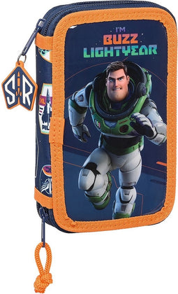 Buzz Lightyear Gevuld etui, Star Command - 28 stuks - 19,5 x 12,5 x 4 cm - Polyester