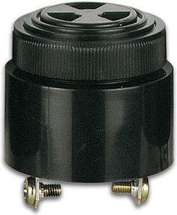 BUZZER MET REGELBAAR VOLUME 3-24Vdc - ONONDERBROKEN TOON - SCHROEFMONTAGE (SV18/C)