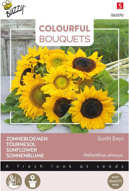 Buzzy bloemzaad - Zonnebloemen Sunlit Days | Colorful Bouquets
