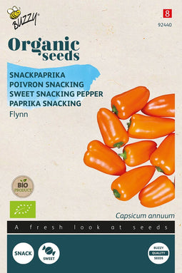Buzzy - Organic Snackpaprika Flynn (BIO) oranje