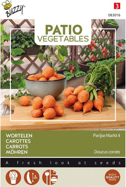Buzzy® Patio Vegetables, Wortel Parijse Markt
