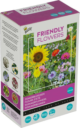 Buzzy Strooidoosje Friendly Flowers Zomerbloemen 25 m²