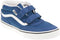Vans Brooklyn Mid V SUEDE/CANVAS - Unisex Sneakers - Dubbele klittenbandsluiting - True Navy