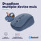 Trust YVI+ - Draadloze muis - Bluetooth USB - Blauw