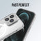 Podec Magsafe Hoesje iPhone 12 Pro Max - Back Cover - 3x Screenprotector 3x Cameraprotector - Transparant