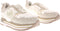 Liu Jo Maxi Wonder 48 - Lage sneakers - Off white suède met fluffy textiel - Beige