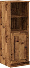 vidaXL - Hoge - kast - 36x35,5x103,5 - cm - bewerkt - hout - oud - houtkleurig
