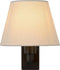 Atmooz - Wandlamp Paulo - Industrieel - Woonkamer / Slaapkamer - Zwart en witte kap - Hoogte 20cm - Metaal