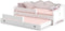 Kinderbed - met matras & lade - 160x80cm - grijs wit