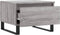 vidaXL - Salontafel - 50x46x35 - cm - bewerkt - hout - grijs - sonoma - eikenkleurig
