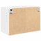vidaXL - Garagewandkast - bewerkt - hout - wit