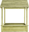 vidaXL Buitenspeelhuis met zandbak 128x120x145 cm grenenhout