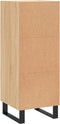 vidaXL - Dressoir - 34,5x34x90 - cm - bewerkt - hout - sonoma - eiken