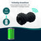 Massagerr® Vibrerende Duo Massagebal - Trigger Bal - 4 Tril Niveaus - Peanut Ball - Massage Roller