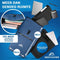 NEXTCOVER® (2023) - 3-in-1 fietstas - Waterdicht Aquashield - 25 liter - Blauw