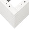 vidaXL - Plantenbak - 70x40x68,5 - cm - massief - grenenhout - wit