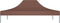 vidaXL - Partytentdak 270 g/m² - 410 x 280 cm - Bruin