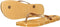 Ipanema I Love Safari - Slippers Dames - Glanzende bandjes - Caramel/Gold - Maat 39