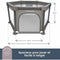 Dreambaby Explore Deluxe - Babybox - Gewatteerde zijkanten en ademende mesh - Taupe