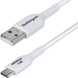 Startech.com 2m USB-A naar USB-C Laadkabel - 3A Fast Charge - Wit