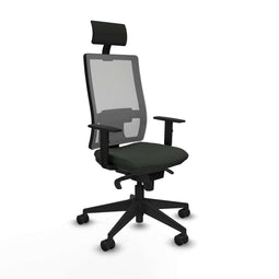Bureaustoel met hoofdsteun Piqueras y Crespo 1D066N1 Zwart